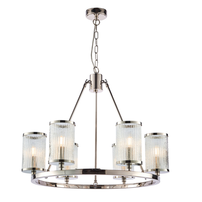 Ravens 6 Light Wagon Wheel Chandelier Ravens 6 Light Wagon Wheel Chandelier